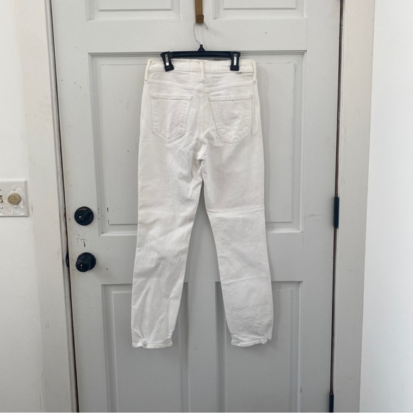 MOTHER denim Dazzler high-rise distressed lace up jeans - Picture 9 of 12